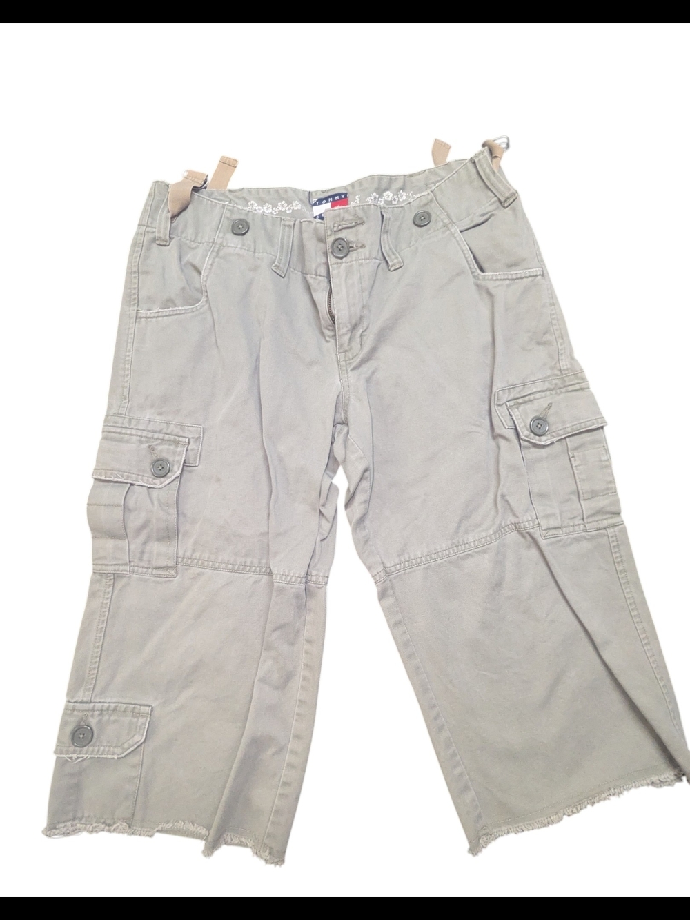 Vintage Tommy Hilfiger Olive Green Cargo Capris